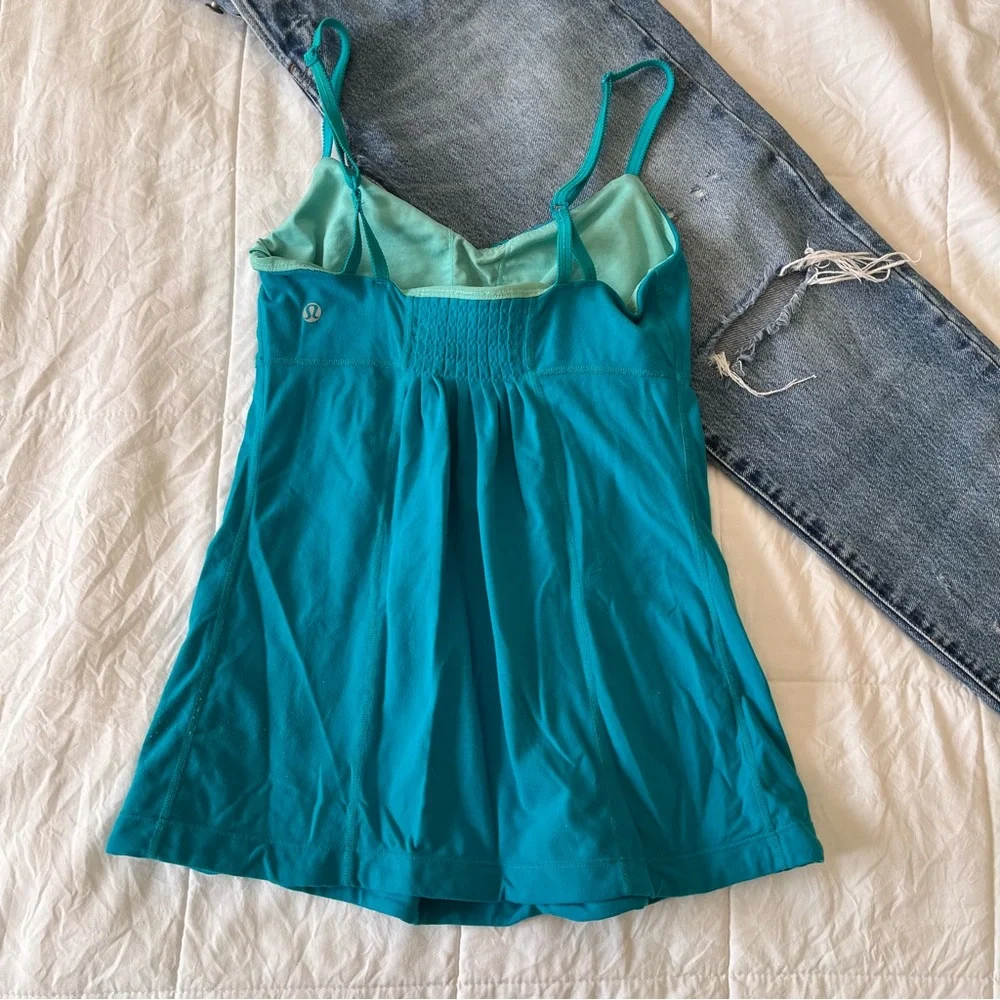 Lululemon Blue Strap Tank Top Shirt Size 6‎